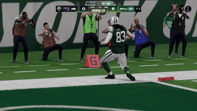 Jets Vs Patriots Football Game GIF