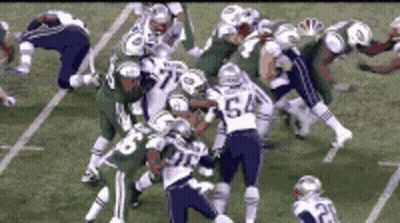 Jets Vs Patriots Football Game GIF