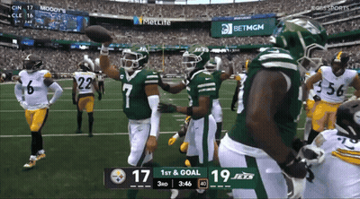 Jets Vs Steelers Football Game 17 To 19 GIF