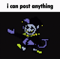 Jevil Deltarune I Can Post Anything GIF