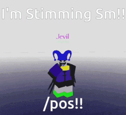 Jevil Deltarune Roblox Pos GIF