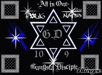 Jewish Star All Is One Gangsta Disciple GIF