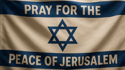 Jewish Star Flag Pray For Peace Of Jerusalem GIF