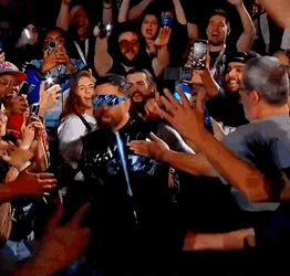 Jey Uso Mingling With The Crowd GIF