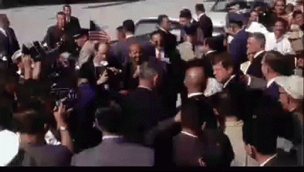 Jfk In A Crowd GIF