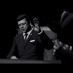Jfk Telling To Stop GIF