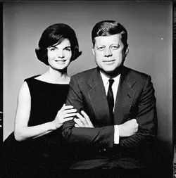 Jfk With His Wife GIF