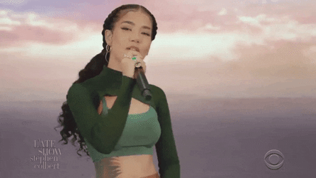 Jhene Aiko Singing GIF