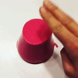 Jiggly Fuchsia Pink Colored Slime GIF