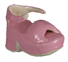 Jiggly Jellygummies Pink Wedge Heels Shoe GIF