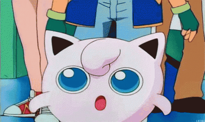 Jigglypuff Hit Her Friend GIF
