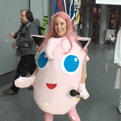 Jigglypuff Pokemon  Cosplay GIF