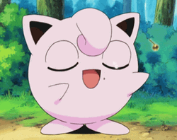 Jigglypuff Singing In The Forest GIF