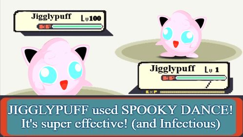 Jigglypuff Used Spooky Dance It 'S Super Effective ( And Infectious ) GIF