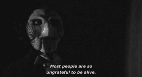 Jigsaw Hiding In The Dark GIF
