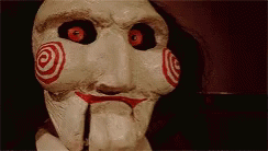 Jigsaw Red Eyes GIF