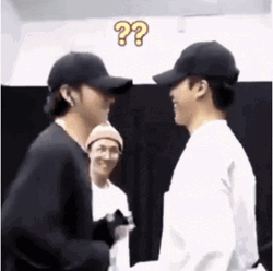Jikook Happy Playing & Jogging GIF