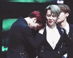 Jikook Sweet Head Pat On Stage GIF