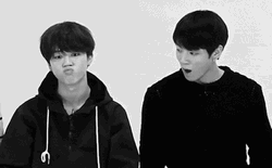 Jikook Yawning & Pouting GIF