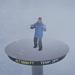 Jim Cantore Thunderstorm Baby GIF