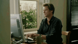Jim Carrey Doing Fast Typing GIF
