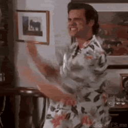 Jim Carrey Exaggerated Hump Day Dance GIF