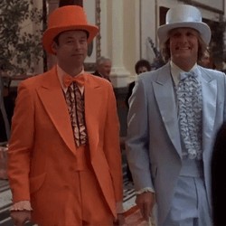 Jim Carrey Jeff Daniels Monkey Dance Funny Meme GIF
