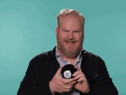 Jim Gaffigan Magic 8 Ball GIF