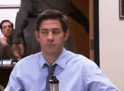 Jim Halpert The Office Basketball Air Shoot GIF