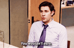 Jim Halpert The Office You Wouldn't Dare GIF