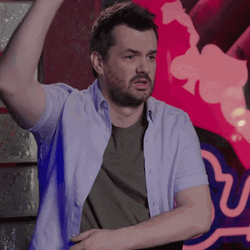 Jim Jefferies Raise Hand GIF