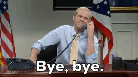 Jim Jordan  Bye Bye Meme GIF