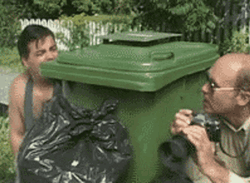 Jim Lahey Randy Bubbles Trash Can Trailer Park Boys