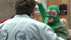 Jim Lahey Trailer Park Boys Superhero Punch Wasted GTA  GIF