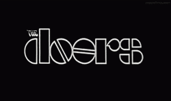 Jim Morisson The Doors Band Logo GIF