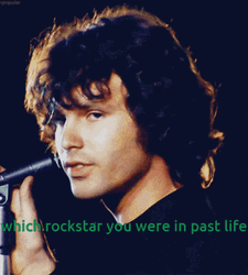 Jim Morrison Hair Flip GIF