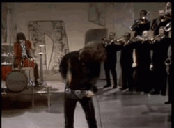 Jim Morrison Headbanging At Concert GIF
