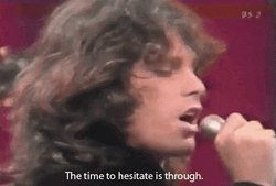 Jim Morrison Passionately Singing GIF