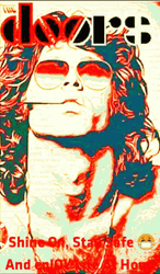 Jim Morrison Reggaetón Portrait GIF