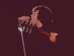 Jim Morrison Singing At Concert GIF