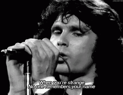 Jim Morrison Singing Sadly GIF