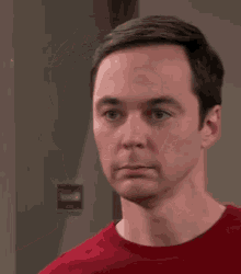 Jim Parsons Blinking Eyes Weird Facial Expressions GIF