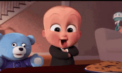 Jimbo Boss Baby Delighted Face GIF