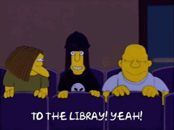 Jimbo Jones To The Library GIF