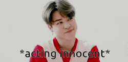Jimin Acting Innocent Meme GIF