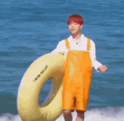 Jimin Being Cute Funny Beach GIF