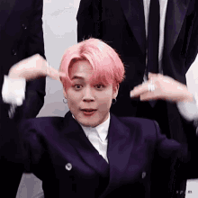 Jimin Kpop Artist Heart Pose Cute Pout GIF