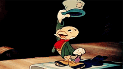 Jiminy Cricket Bows GIF