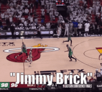 Jimmy Brick Playing Basketball GIF