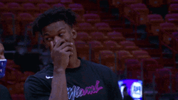 Jimmy Butler Face Cover GIF